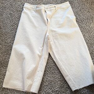 Universal Thread Cream Wide Leg Jeans